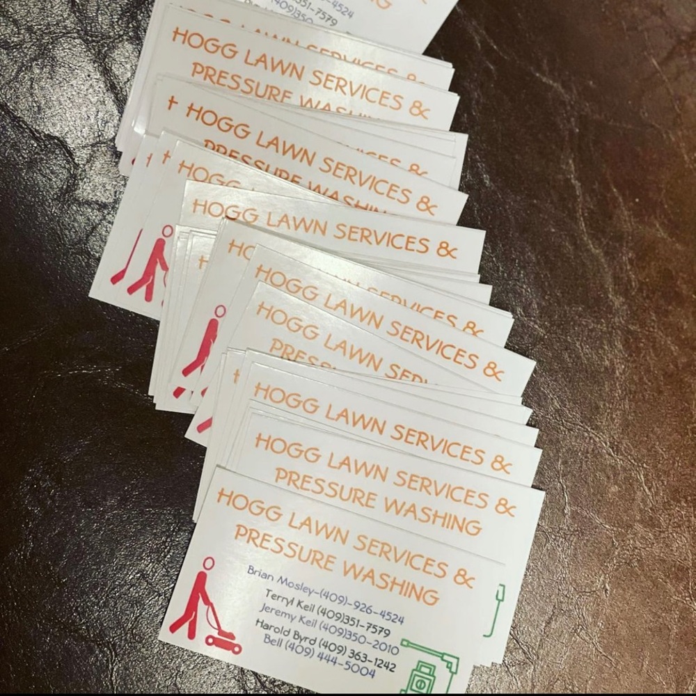 Business cards!